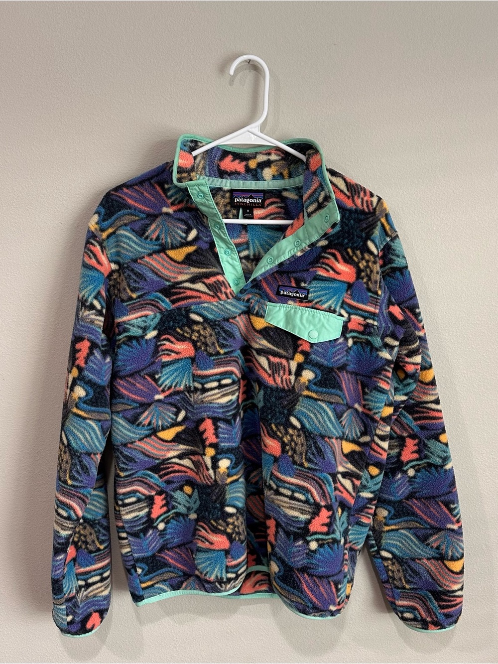 Patagonia Aztec Joy Synchilla Fleece Snap-T Pullover